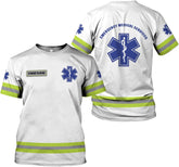 Royal Fight Personalized Name EMS Shirts Emergency Medical Technician Shirt Paramedic EMT EMS Nurse T-Shirt Uniform Emergency