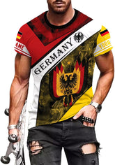 Mostprints Personalized Name Germany Shirt 3D, Custom German Shirt gift for Men and Women, German Flag Shirt Gift S-5XL