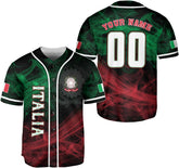 Parvii Personalized Italia Baseball Jersey, Italian Shirts for Men & Women, Italian Jersey, Italy Italian Flag Jesey Gift