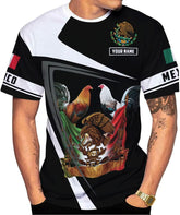 Mostefy Personalized Name Mexican Shirts for Men 3D, Customized Mexico Shirts for Men, Mexico Shirts for Women Mexico Shirt