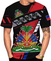 Mostprints Personalized Haiti Shirt 3D, Haitians Flag Pride Shirt, Haiti Shirts for Men & Women, Haitian Pride Tshirt 1