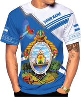 Paniprints Personalized Honduras Shirt 3D Camisa Honduras Hombres Honduras Shirts Men Women, Honduras Tshirt Honduras t Shirt (Multi 12)