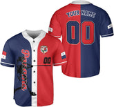 Personalized Panama Baseball Jersey Camisa Shirt, Panamanian Flag Jersey, Panamanian Pride Jersey for Men and Women