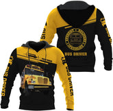 HomeDesign Personalized School Bus Driver Hoodie Yellow Bus Driver Hoodies School Bus Driver Sweaters Shirts Men & Women