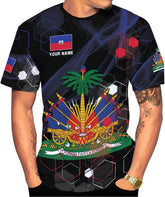 Mostprints Personalized Haiti Shirt 3D, Haitians Flag Pride Shirt, Haiti Shirts for Men & Women, Haitian Pride Tshirt S-5XL