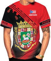 Mostefy Personalized Name Puerto Rico Shirt, Customized Puerto Rico Shirts for Men and Women, Puerto Rico Flag T-Shirt3