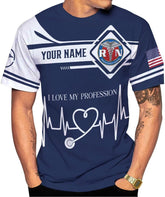 MoonArt Personalized Name Nurse Shirt Nurse Gifts Nurse Graduation Gift Funny Nurse T-Shirt Gift, Nursing Emergency Shirts