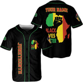 Leprints Personalized Juneteenth 1865 Freedom Baseball Jersey for Men Women Black History Month Pride Flag Apparel African