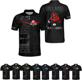 Personalized Billiard 3D Polo Shirt, Custom Name Player Team Apparel Gift for Men Women Billiards 8 9 Ball Pool S-5XL