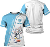 Mostprints Personalized Name Nurse Shirt, Nurse Shirts for Women, Nurse Shirts Gift, Nursing Shirts Emergency Shirts for Women1