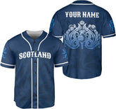 AOVL Artparel Scotland Baseball Jersey Scotland Pride Jersey Scotland Baseball Shirts Scotland Flag Jerseys Shirt Men