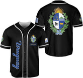 Leprints Personalized Uruguay Jersey, Uruguay Soccer Shirt Baseball Uruguay Flag Jersey for Men Women Country Shirts