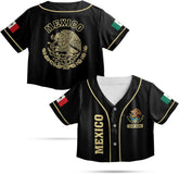 Custom Mexico Flag Crop Top Baseball Jersey Shirt Woman Playeras De Mexico 3D Personalized Mexican Jersey Shirts for Women