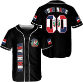 Custom Dominican Jersey for Men Dominican Baseball Jersey Dominican Baseball Jersey Dominicana Shirt Dominican Flag Jersey