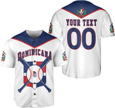 Custom Dominican Jersey for Men Dominican Baseball Jersey Dominican Baseball Jersey Dominicana Shirt Dominican Flag Jersey