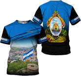 Vybonz Personalized Honduras Shirt Camisa Honduras Hombres Honduras Shirts for Men Women Honduras Flag Honduran Pride Tshirt