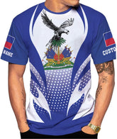 Personalized Haiti 3D Shirt, Haitian Flag Shirt, Haitian Shirt for Women, Haitian Outfit for Men, Ayiti 1804 Haitian Pride