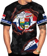 Mostefy Personalized Panama Shirt 3D, Panama Camisa Shirt, Panamanian Flag Pride Shirts Panama Hombres Camisa Men Women