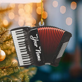 Podagree Personalized Accordion Acrylic Ornament, Classic Accordion Personalized Flat 2D Ornament, Musician Ornament Gift, Accordion Lover Gift (AC3)