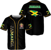 Leprints Personalized Jamaica Baseball Jersey Shirt, Custom Team Name Jamaican Baseball Jersey for Men, Women
