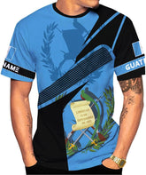 Rivelus Guatemala Shirt - 3D Guatemala Flag Camisa, Guatemalan Pride T-Shirt for Men & Women