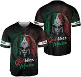 RoyalBro Personalized Mexico Baseball Jersey, Mexican Jersey for Men & Women, Mexican Flag Jersey, Mexico Shirt Camisa