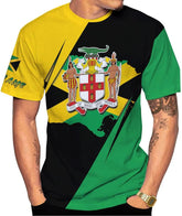 Personalized Jamaica Shirt Custom Jamaica Flag Lion Hoodie for Men and Women, Jamaican Pride Hoodie, Jamaicana Hoodie