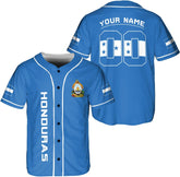 Leeprints Personalized Honduras Baseball Jersey Shirt, Honduras Jersey for Men and Women
