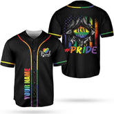 Royal Fight Personalized LGBT Pride Baseball Jersey Pride Hand LGBT Flag Jersey Rainbow Les Shirt LGBT Pride Month Jerseys