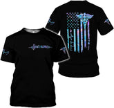 Custom Er Nurse Shirts for Women Future Nurse Shirt 3D Nursing Shirts for Nurses Emergency Nurse Shirt CNA Shirts CNA Shirt