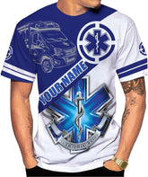 Podagree Personalized EMT Shirt, EMS Shirt, Customized EMS Shirts,EMT Paramedic Uniform Emergency Medical Technician Shirts