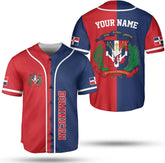 Personalized Dominican Republic Baseball Jersey Shirt,Team Name Republic Dominicana Baseball Jersey for Men and Women