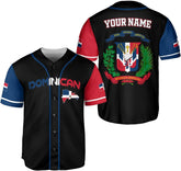 Personalized Dominican Republic Baseball Jersey Shirt,Team Name Republic Dominicana Baseball Jersey for Men and Women