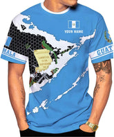 Rivelus Guatemala Shirt - 3D Guatemala Flag Camisa, Guatemalan Pride T-Shirt for Men & Women