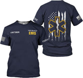 Vybonz Personalized EMS EMT Student Paramedic T-Shirt 3D Emergency Medical Technician Shirt, Custom Name Dept Tshirt Gift
