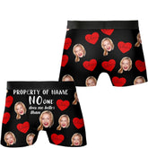 Personalized Girlfriend BoyFriend Photo Face Boxer Underwear with funny face, Custom Faces Print Shorts Novelty Briefs for Men Men's Funny Gifts Christmas, Xmas, Valentine's day gift BX81