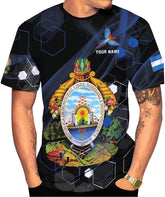 Mostprints Personalized Honduras Shirt 3D Camisa Honduras Hombres Honduras Shirts Men Women, Honduras Tshirt Honduras t Shirt (Multi 5)