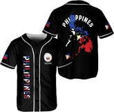 Custom Filipino Flag Jersey - Men's Baseball Jersey