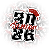 3Pcs Class of 2026 Sticker 3inches, Senior 2026 Sticker, High School College Gift for Notebook Scrapbook Stickers for Laptop Water Bottle Phone Case (Copy)