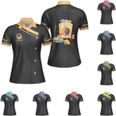 MoonArt Personalized Housekeeping Polo Shirts 3D Print Cleaning Service, Housekeeper House Cleaning Uniforms for Women