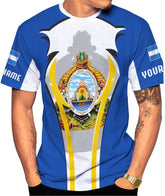 Mostprints Personalized Honduras Shirt 3D Camisa Honduras Hombres Honduras Shirts Men Women, Honduras Tshirt Honduras t Shirt (Multi 8)