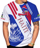 Mostprints Personalized Haiti Shirt 3D, Haitians Flag Pride Shirt, Haiti Shirts for Men & Women, Haitian Pride Tshirt 1