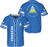 AOVL Personalized Nicaragua Baseball Jersey, Custom Nicaragua Baseball Jersey for Men & Women, Nicaraguan Camisas Shirt