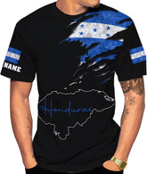 Vybonz Personalized Honduras Shirt Camisa Honduras Hombres Honduras Shirts for Men Women Honduras Flag Honduran Pride Tshirt