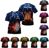 Personalized Darts T- Shirts, Dartboard Shirts, Darts 3D Sweatshirt, Hoodies Gift, Dart Shirts for Team, Dart League