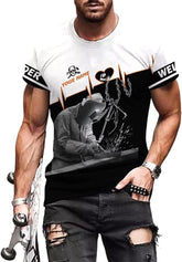 Personalized Welder Shirt Custom Welder Shirts Welding 3D T Shirts Welder Tshirt for Men and Women
