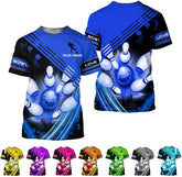 Custom Bowling Shirts, Personalized Name Bowling Shirts Unisex, Bowling Jerseys for Men & Women, Team Bowling Shirt Gift