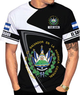 Personalized El Salvador Shirt Custom Camiseta de El Salvador Flag Shirt Men, Women Salvadorans Pride El Salvadoreña Tshirt