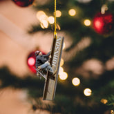 Personalized Ironworker Ornaments, Custom Christmas Ornament Ironworker Outfit, Ironworker Lover Fan, Ironworker Costume Wood Plastic Ornament, Christmas Tree Ornaments, Christmas Decor (IW1)