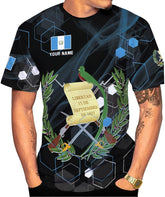 Rivelus Guatemala Shirt - 3D Guatemala Flag Camisa, Guatemalan Pride T-Shirt for Men & Women
